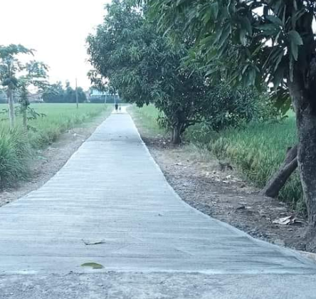 Selesai Pembangunan Jalan lingkungan, Masyarakat Rancamulya blok redon dan cekong Ucap Terima Kasih.